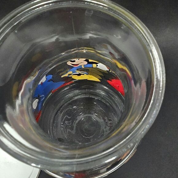 Vtg Anchor Hocking Walt Disney Juice Carafe w Lid Mickey Mouse And Friends USA - Picture 8 of 12